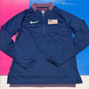 Nike AeroSwift Team USA Pro Issue 1/4 Zip Running Top - Men's Small - NEW